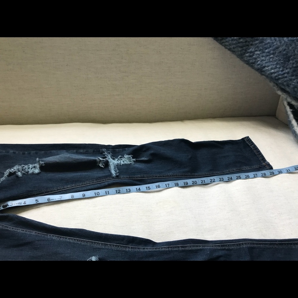 Mind Code Stretch Skinny Destroyed Jeans Size 9 - image 6